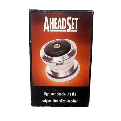 Aheadset STS 1-1/8'' Chrome/ Black NOS