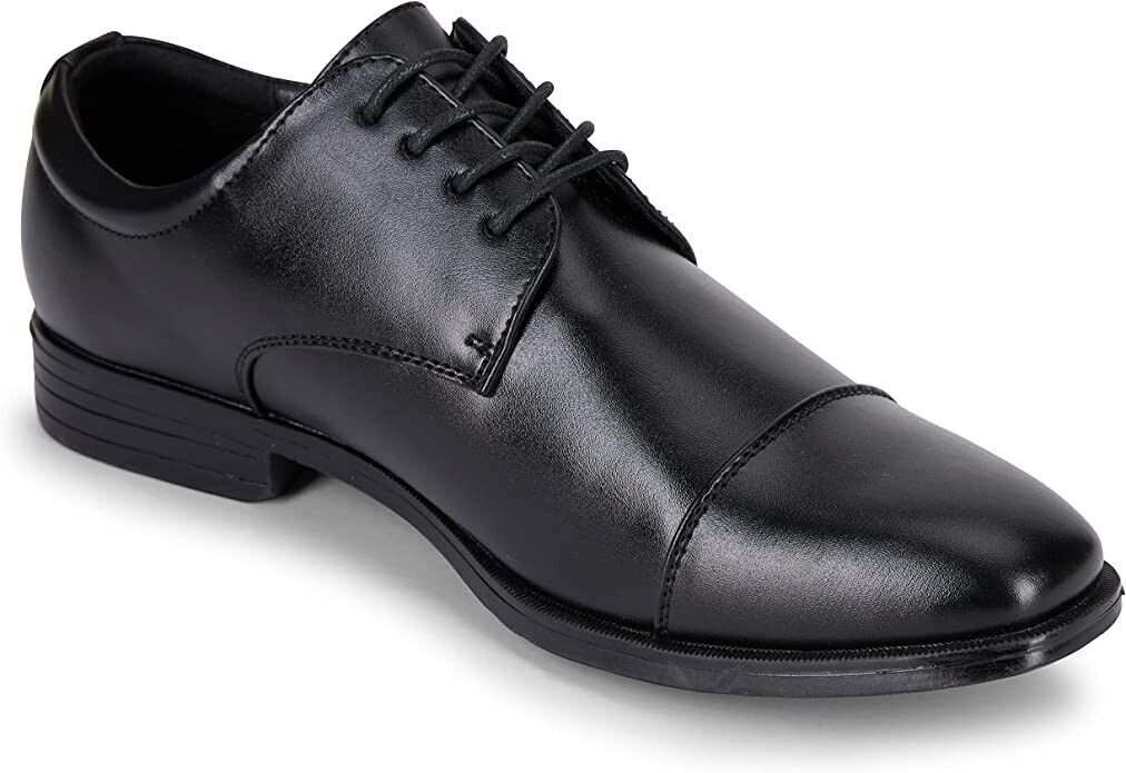 Van Heusen Men's Turk 2 Black Oxford Dress Shoes Memory Foam Van Heusen Men's Turk 2 Black Oxford Dress Shoes Memory Foam