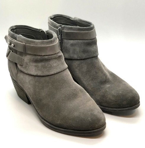Bottines Clarks Comfort Artisan Addiy Cora cuir daim gris pointure 6   - Photo 1/11