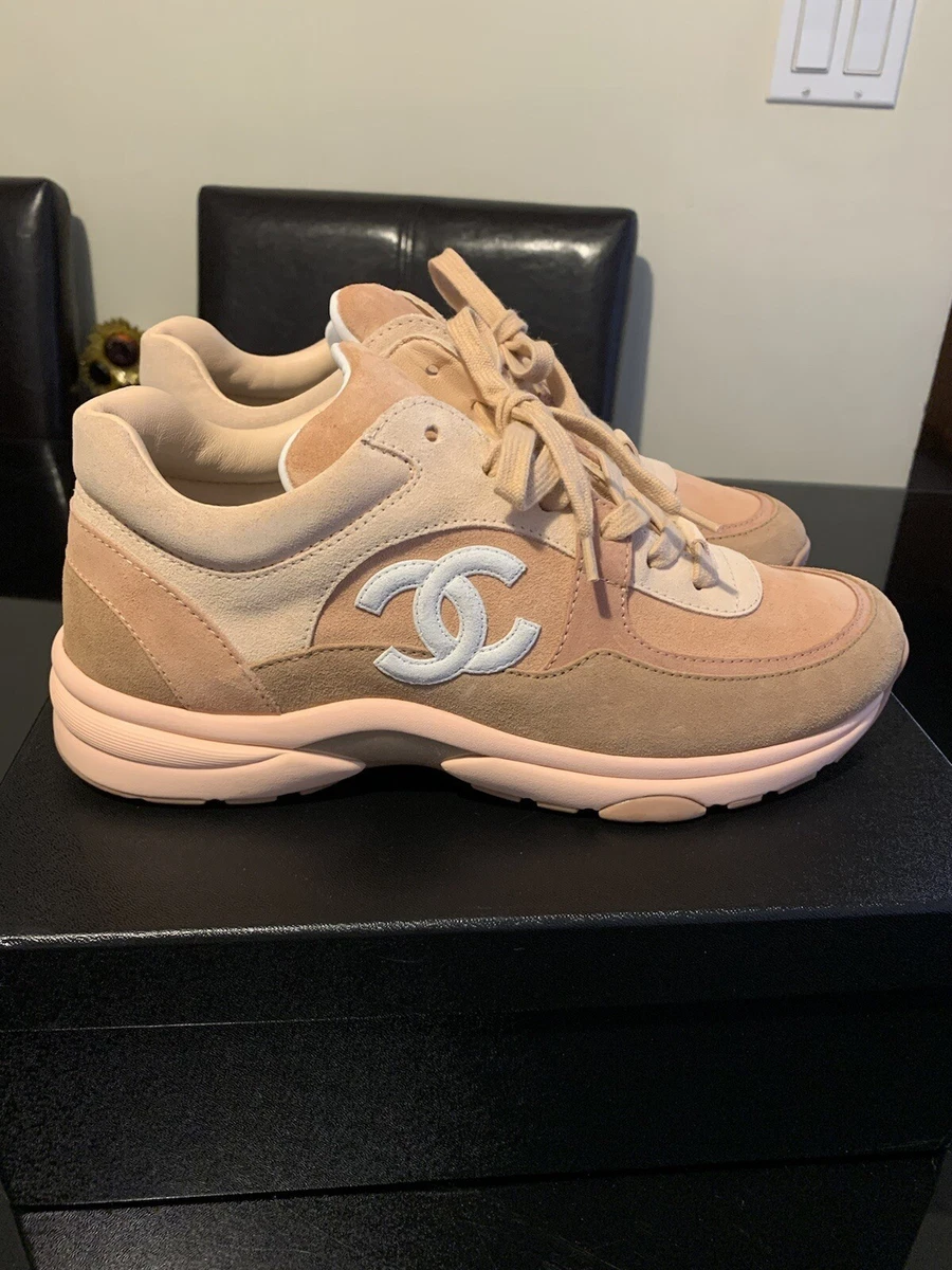 Trainers Chanel Grey size 385 EU in Suede  25275454