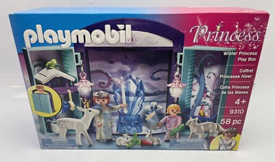 NEW 2018 PLAYMOBIL Princess 58 pc Winter Princess Play Box 9310