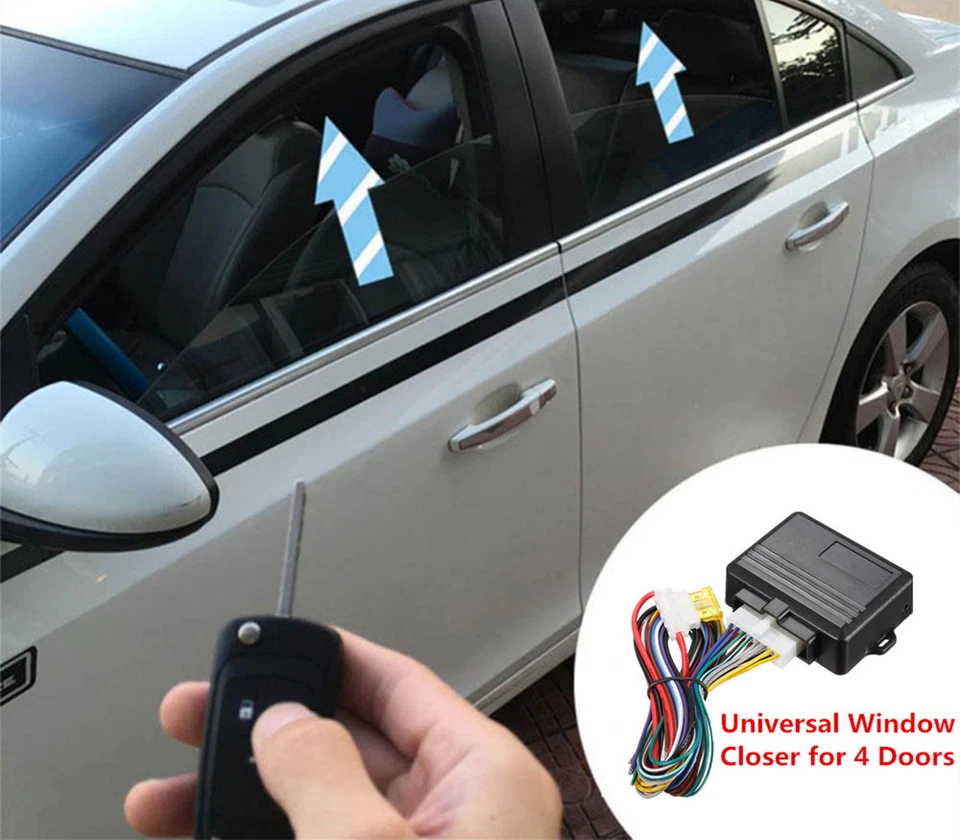 12V Car Automatic Window Closer Car Window Module Security Systems For 4 Doors — 第 3/4 张图片