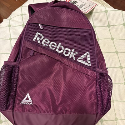 Reebok Isla 17.25'' Laptop Backpack Book Bag Rose Maroon Purple NEW FREE SHIP