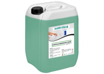 Alkoholglanzreiniger grün   10 Liter Kanister, Profiqualität Allrein-Ofra