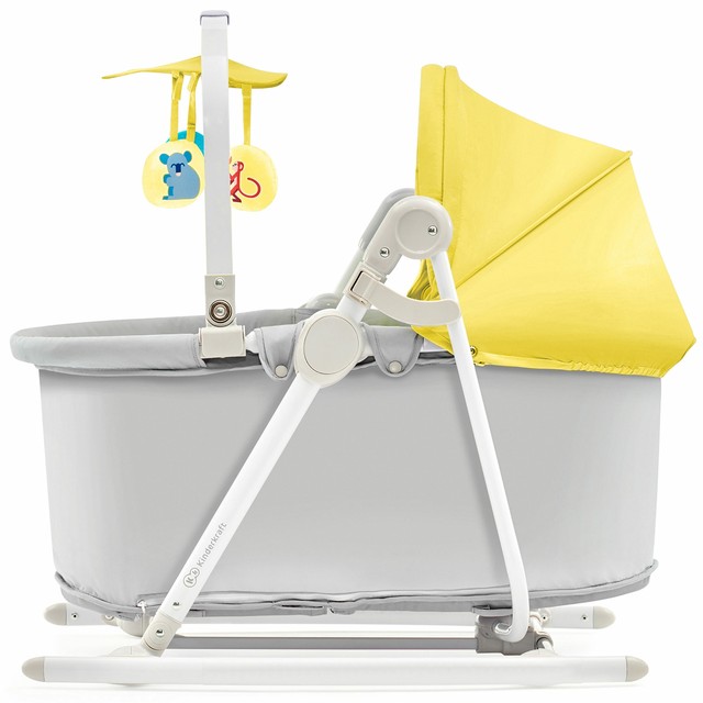 kinderkraft 5 in 1 cradle yellow