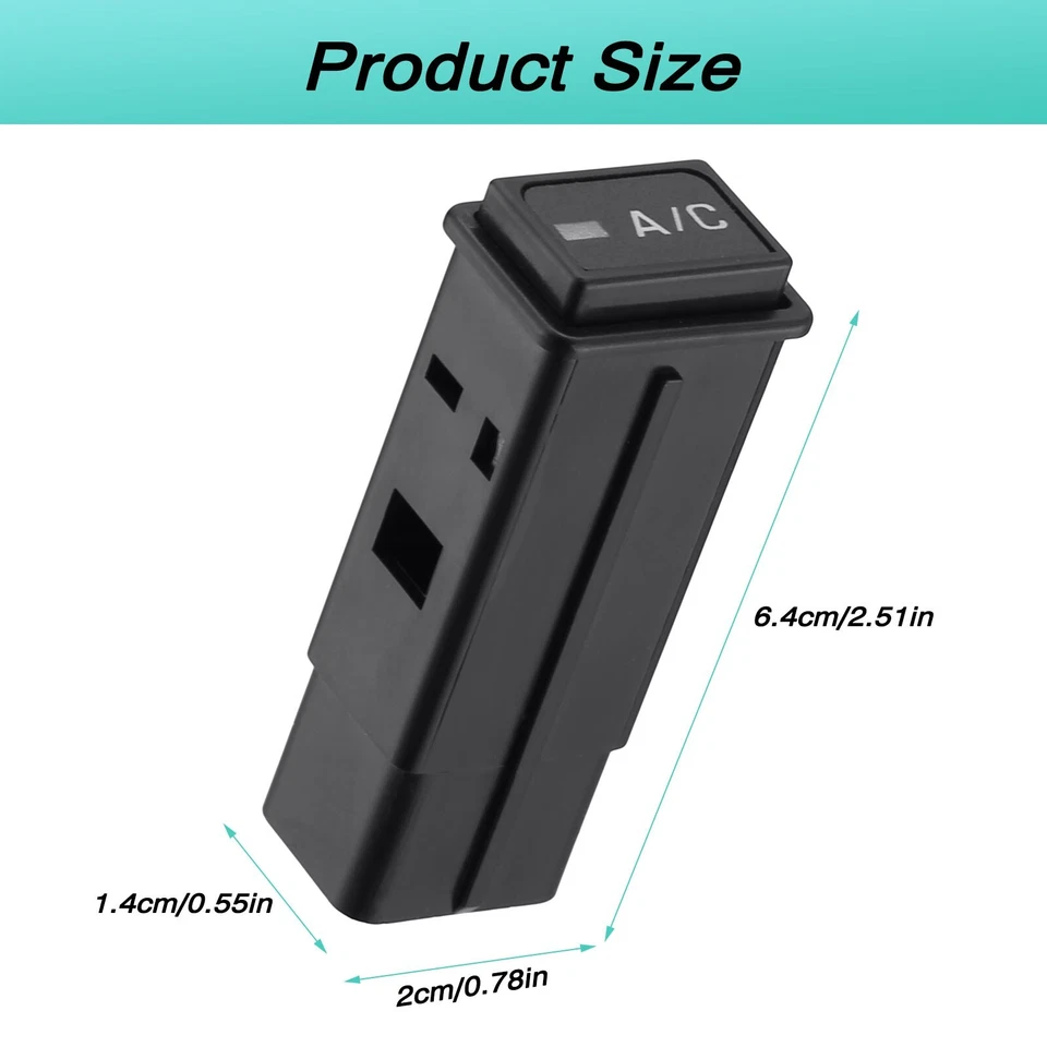 For Toyota Tacoma 1995-2000 2911017 Car A/C System Switch Button Push Press - Image 3 of 4