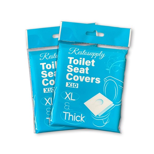 80 Pcs Extra Thick and Large Paper Toilet Seat Cover Travel Disposable
