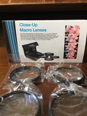 Vivitar 52mm Lens Filter Kit Lot - Series 1 Close Up Macro, ND, Multi Colored