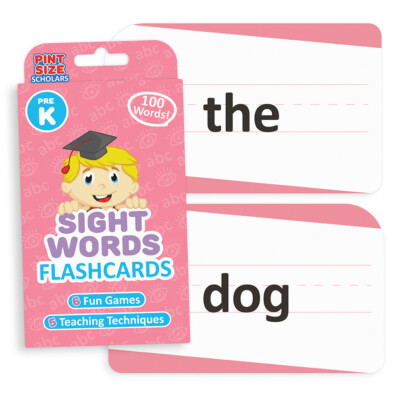 Sight Words Flashcards, Pre-K Eflc-001