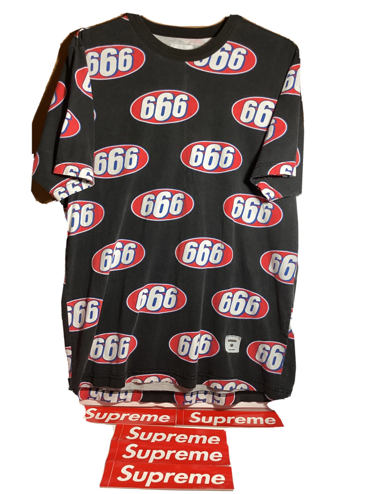 T shirt noir Supreme 2017 avec motif taille M