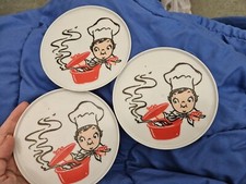 Vintage Children's Campbell's Soup Play Plastic Plates