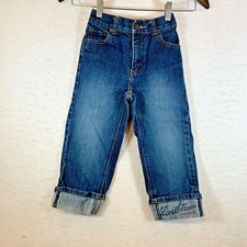 Levi Strauss Signature Jeans Size 3T Cuffed Pants Adjustable Waist