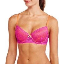 Pretty Essentials Geo Lace Balconette Bra