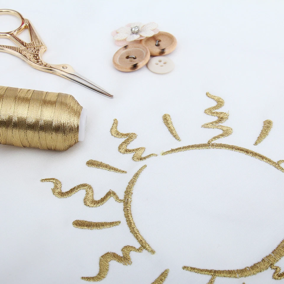 METALLIC EMBROIDERY THREAD SETS - 500M - 40WT - FITS BROTHER BERNINA - THREADART - Image 4 of 4