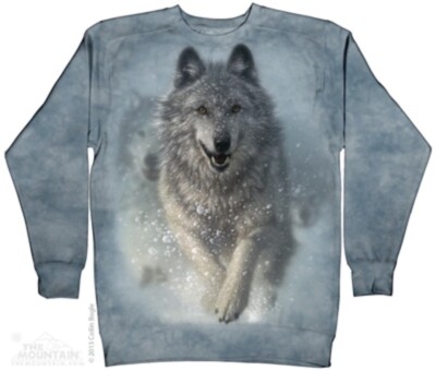 Mountain Sweatshirt Snow Plow Wolf UK