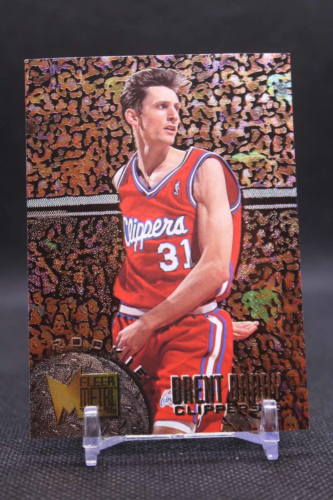 Brent Barry #157 1995-96 Metal Los Angeles ClippersRC Rookie