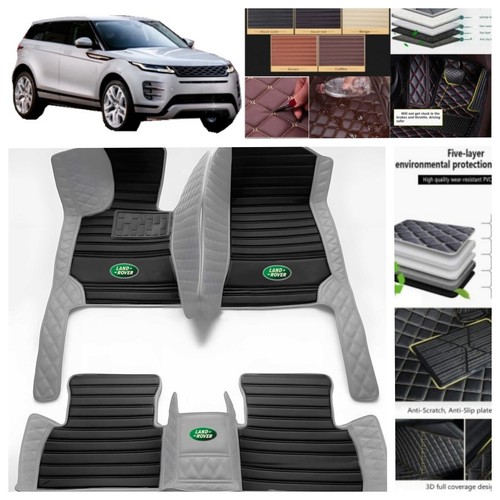 For Land Rover Range Rover Evoque 2012-2025 Car Floor Mats Leather Waterproof - Foto 11 di 35