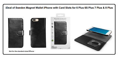 iDeal of Sweden Magnet Geldbörse iPhone mit Kartenfächern für 6S PLUS 7 PLUS 8 PLUS