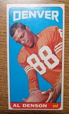 1965 Topps Al Denson #49 Denver Broncos AFL