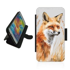 Fox Phone case wallet For iPhone Samsung Google flip cover FOX