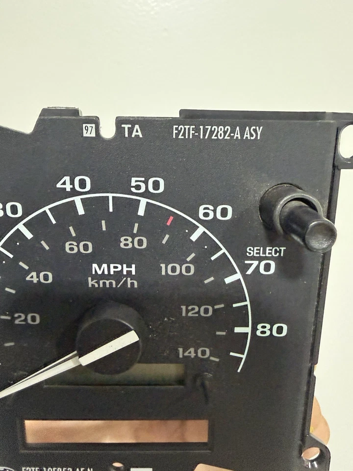 1992 1996 Ford Bronco PSOM спидометр F150 F250 F350 F2TF-10E853-AE 158K миль - Изображение 3 из 4