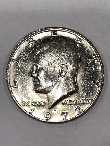 ERROR 1972-D Kennedy Half Dollar Double Rim AU