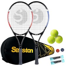 Senston Tennis Rackets for Adults 27 inch Tennis Racquets - 2 Player Tennis R...