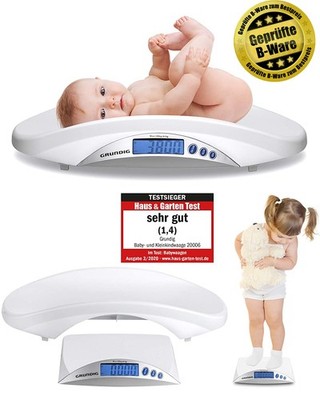 Babywaage Kinderwaage Stillwaage Waage Neugeboren digital bis 20 kg B-Ware 
