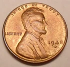 1948 D Lincoln Wheat Cent / Penny *BU / MS RED - MINT STATE RED* *FREE SHIPPING*