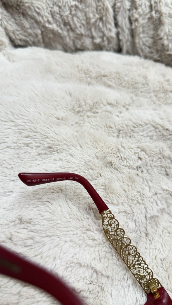 Dolce & Gabbana Authentic Women Sunglasses Red DG 4212 2583 