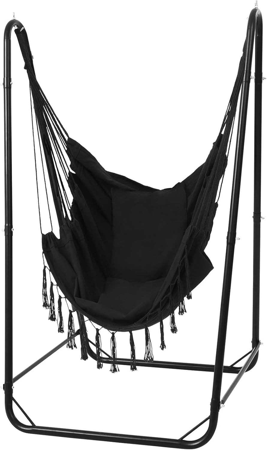 With Stand, Heavy-duty Steel Hammock Stand For Indoor & Outd