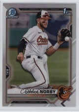 2021 Bowman Draft Chrome Refractor Connor Norby #BDC-50 1t2c