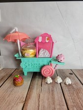 MGA Num Noms Art Cart Popcorn Stand Playset Series 2 Special Edition Used...