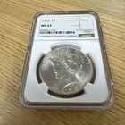 1923 Peace Silver Dollar - PCGS MS63 $1 - collectors!
