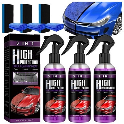 Auto Beschichtungsspray Nano Hochglanz Schutz 3er Pack Lackschutz