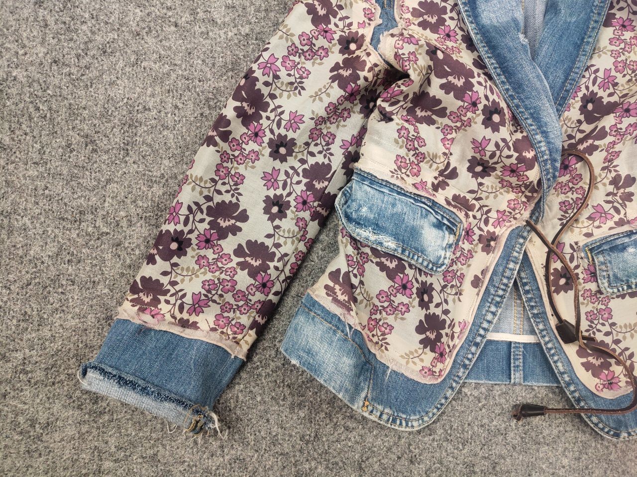 Dsquared2 Design Denim Patchwork Flower pattern s… - image 5
