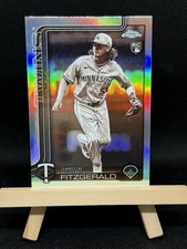 2025 Topps Chrome Update Ryan Fitzgerald RC Sepia Refractor #USC8 Twins