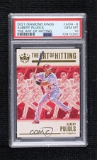 2021 Panini Diamond Kings The Art of Hitting Albert Pujols PSA 10 GEM MT 18t1