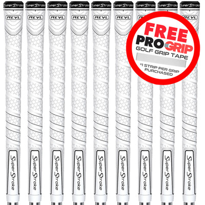 SUPERSTROKE 2026 REVL COMFORT JUMBO GOLFGRIFFE / WEISS / MULTIBUY + GRATIS GRIFFBAND