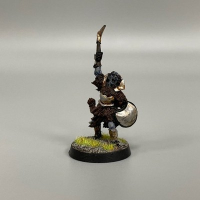 METALL MORDOR ORK KAPITÄN HERR DER RINGE MESBG GAMES WORKSHOP BÖSE MINIATUR