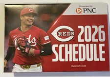 2026 CINCINNATI REDS Schedule ⚾️ MLB Baseball Sked NEW ‼️ COOL ‼️