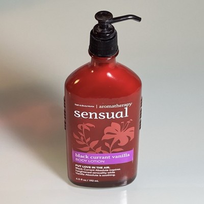 NEW ~Bath & Body Works~ BLACK CURRANT VANILLA ~Aromatherapy Body Lotion~ Sensual