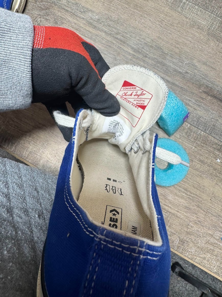 Converse Chuck Taylor Rush Blue Canvas Sneakers Women's Size 10.5 thumbnail 5