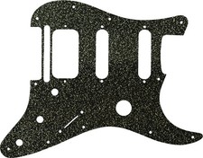 WD Custom Pickguard For Fender Fishman TriplePlay Stratocaster HSS #60BS Blac...