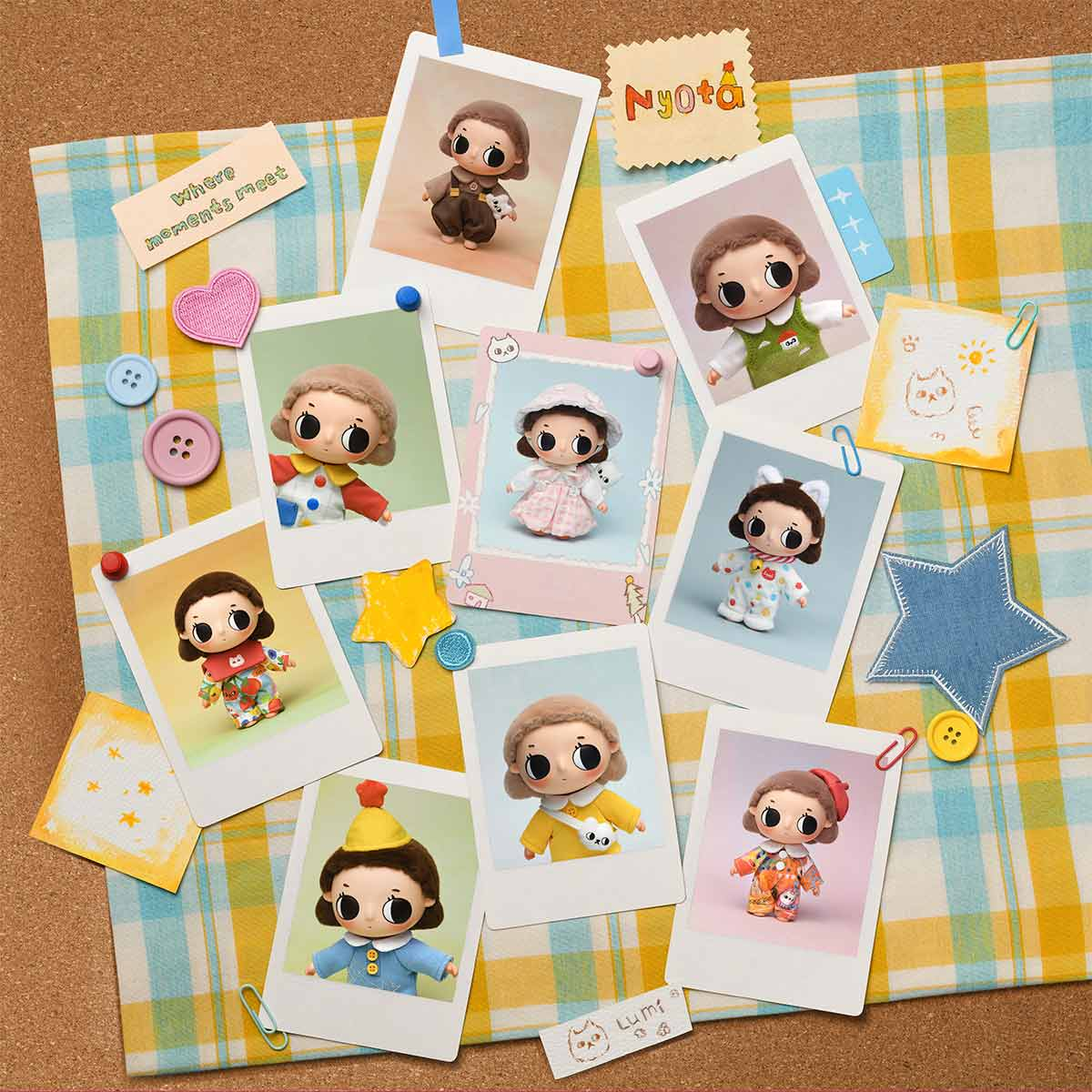 POP MART Nyota Where Moments Meet Series Plush Doll - US SHIPPING