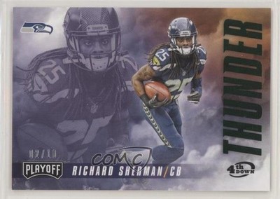 2016 Panini Playoff 4th Down 2/10 Earl Thomas III Richard Sherman #TL-ST x7n