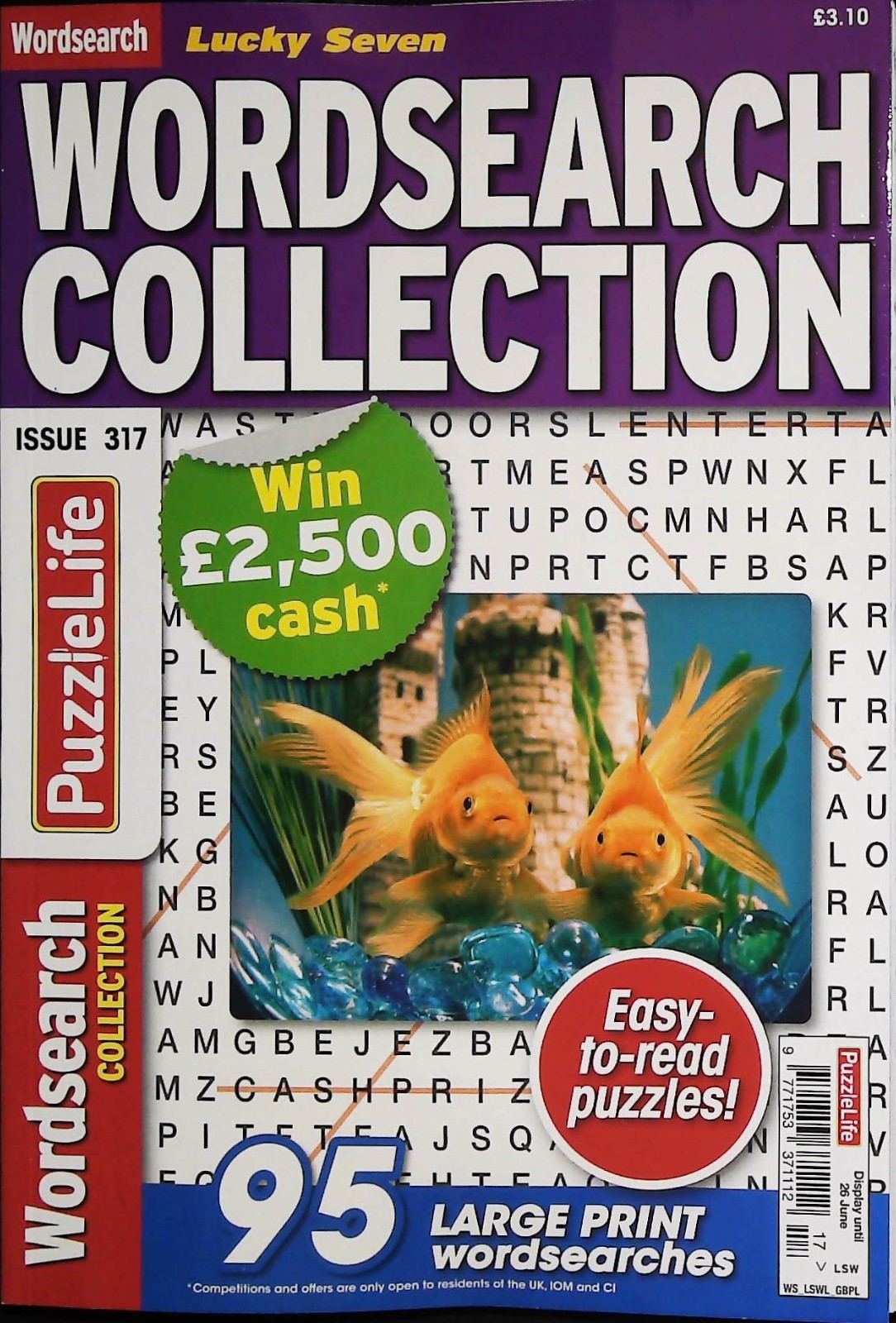 Wordsearch Book Lucky Seven Wordsearch Collection Magazine NEW issue 317