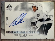 ANDRE LEE 2024-25 UD SP AUTHENTIC FUTURE WATCH RC AUTO #571/599 #172