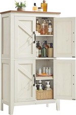 Farmhouse Storage Cabinet Floor Cabinet 0 Drawers