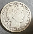 1908-O BARBER HALF $
